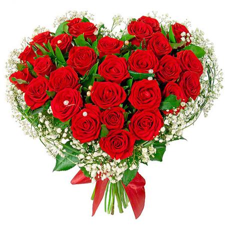 Букет из бордовых роз «Сердце принца»